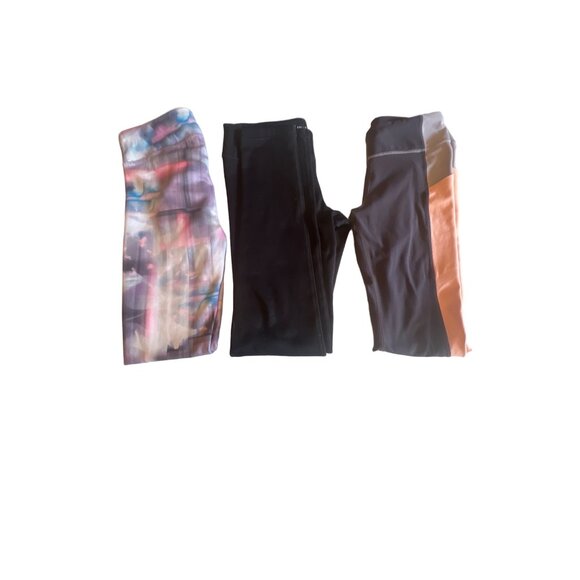 Athleta Girl Leggings Lot of 3 Size 12 Assorted Colors - Picture 1 of 8